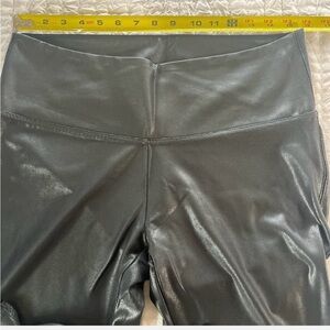 Time and Tru Faux Black Leggings- 2 pair